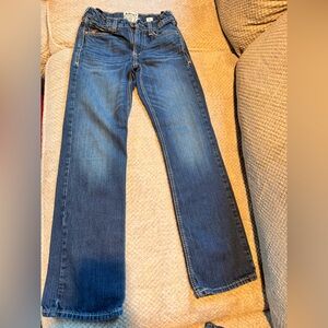 Boys Ariat Relaxed Boot Cut Blue Jeans